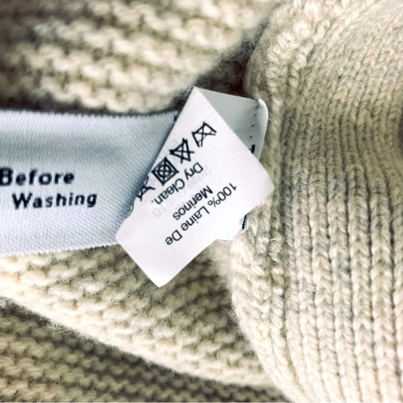 MADEWELL 100% Wool Cream Sweater. - Picture 8 of 8